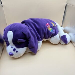 Lisa Frank Violet Plush Dog Large Rare 24" vintage 1998